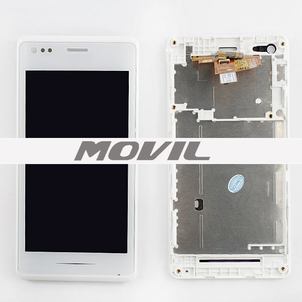 LCD-SONY-xperia M-with touch and frame White LCD pantalla para Sony xperia M with touch and frame White-0